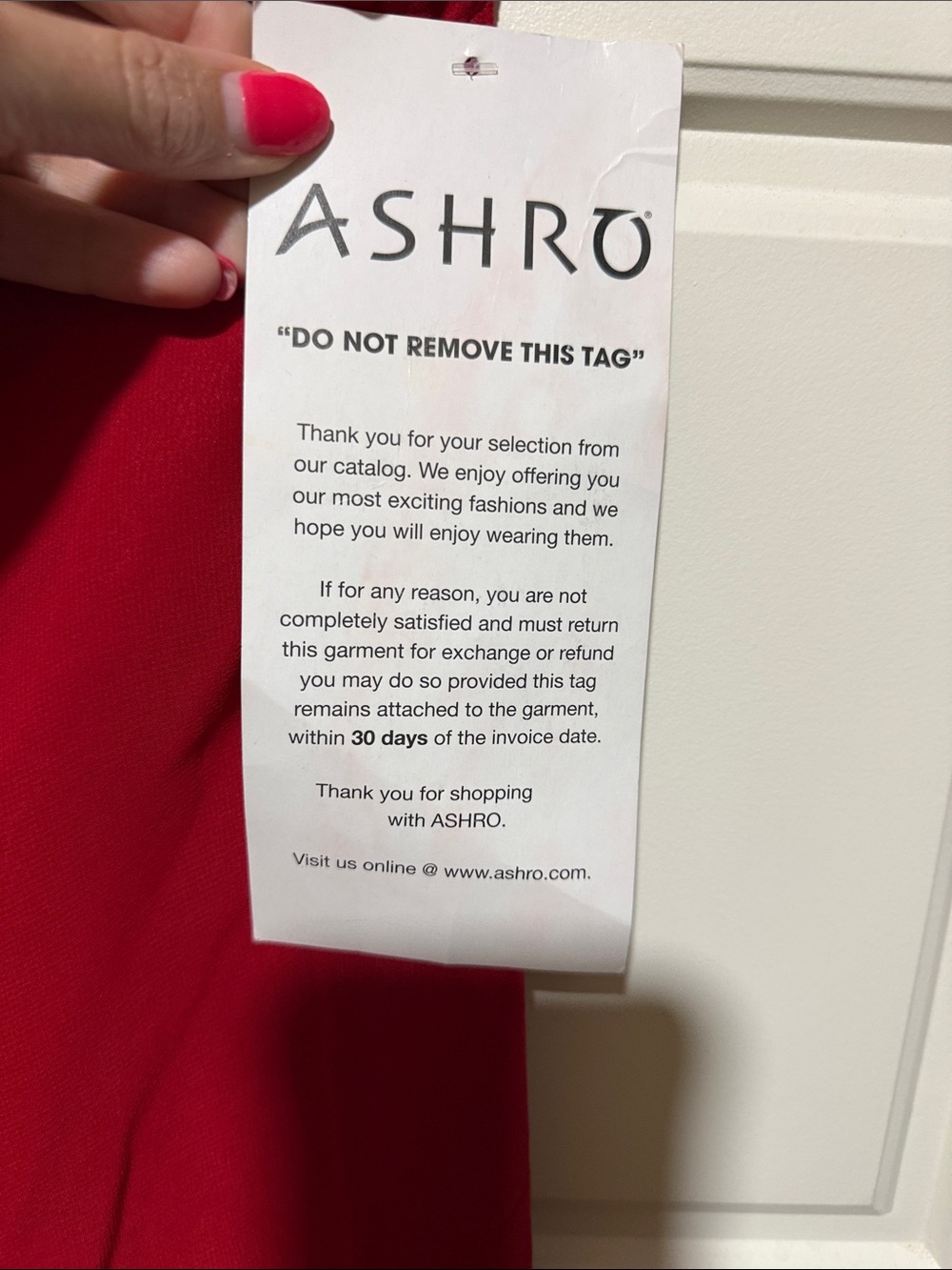 Ashro Red Crystal Embellished Maxi Dress Gown NWOT - Picture 4 of 6